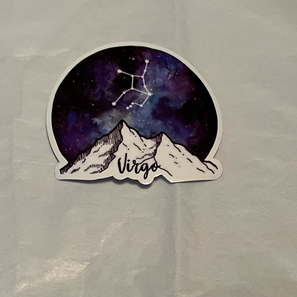 Virgo Star Sign Outdoor Adventure Journey Wanderer Traveler Exploration Sticker - Picture 4 of 5